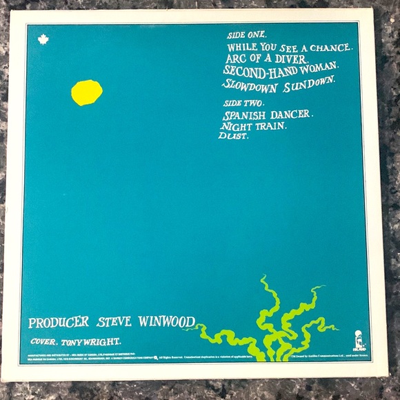 LP Steve Winwood “Arc of a Diver” - Picture 2 of 3
